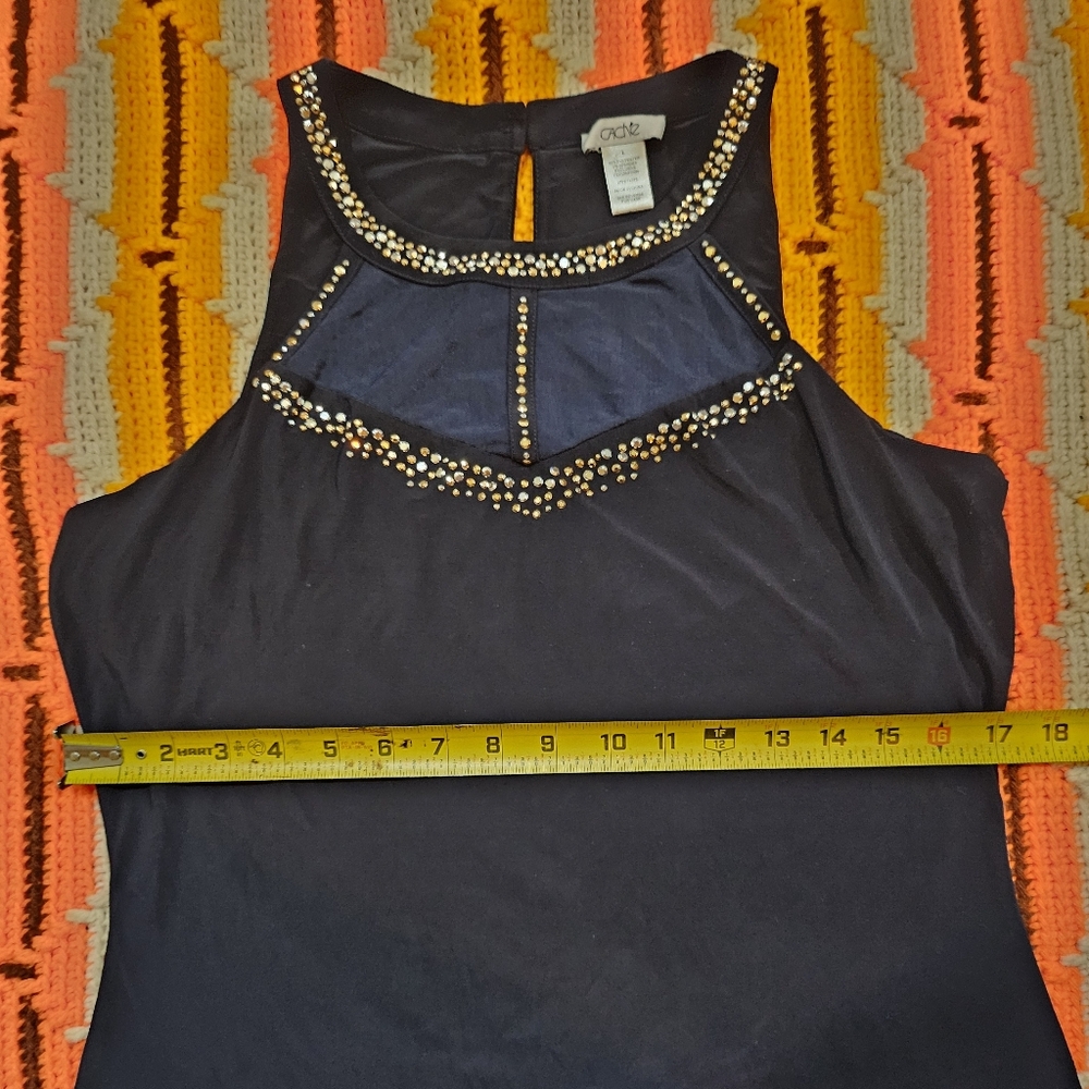 Cache Studded Blouse Sz Large - Picture 3 of 3